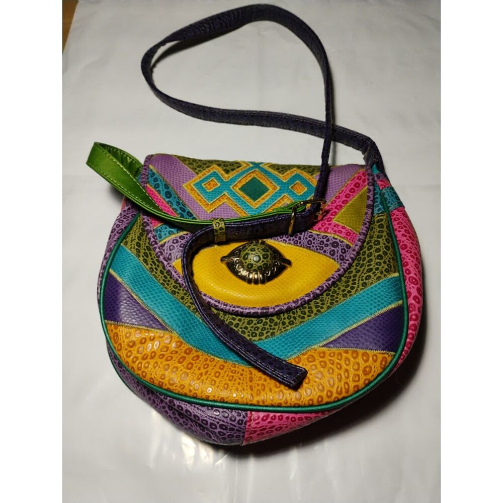 Vintage NAS Crossbody Bag With Adjustable Strap